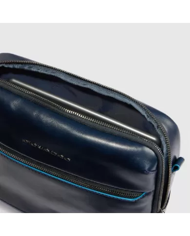 Piquadro Borsa uomo porta tablet Blue square Mogano