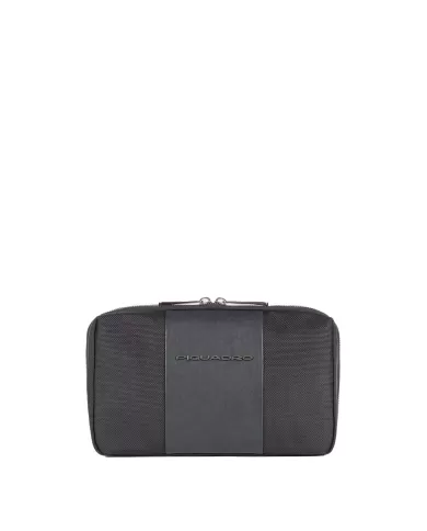 Piquadro Pochette in tessuto Brief 2 Nero