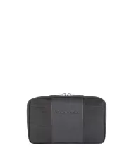 Piquadro Pochette in tessuto Brief 2 Nero