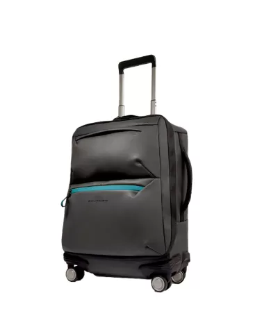 Piquadro Trolley bagaglio a mano 4 ruote Corner Nero