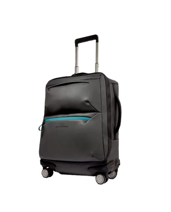 Piquadro Trolley bagaglio a mano 4 ruote Corner Nero