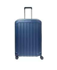 Piquadro Trolley rigido medio espandibile Pqlight Blu