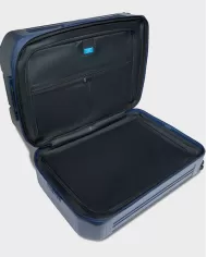 Piquadro Trolley rigido medio espandibile Pqlight Blu