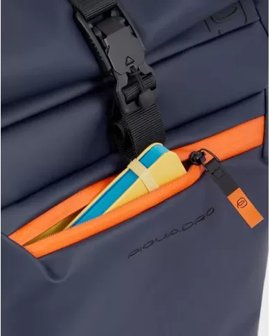 Piquadro Zaino roll-top porta pc 15,6 Corner Nero