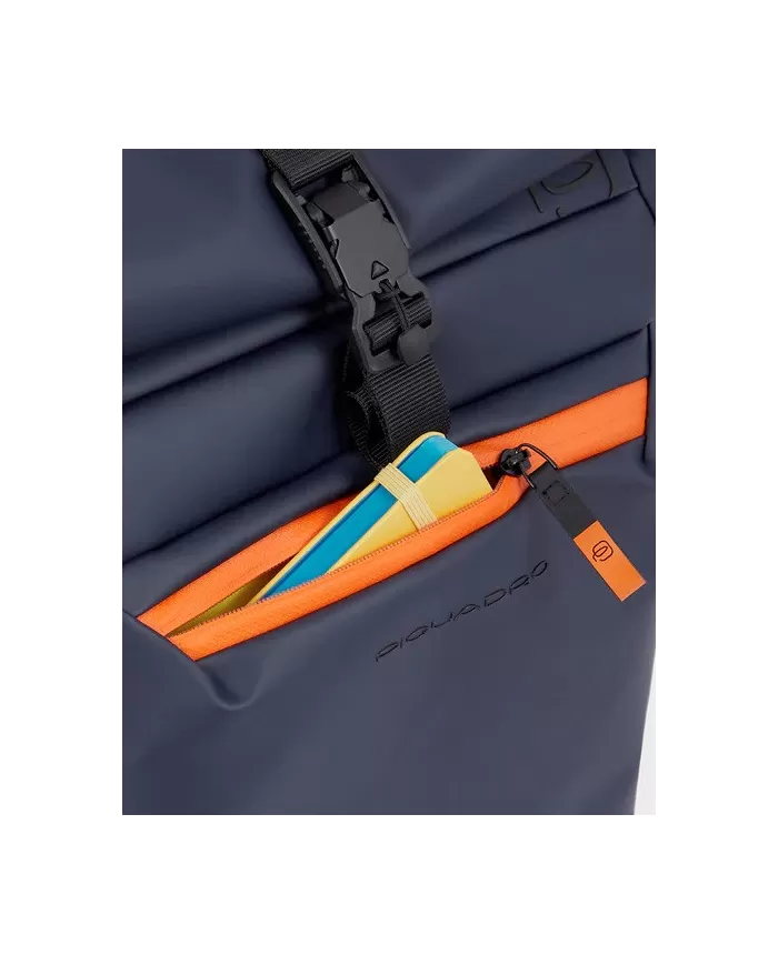 Piquadro Zaino roll-top porta pc 15,6 Corner Nero