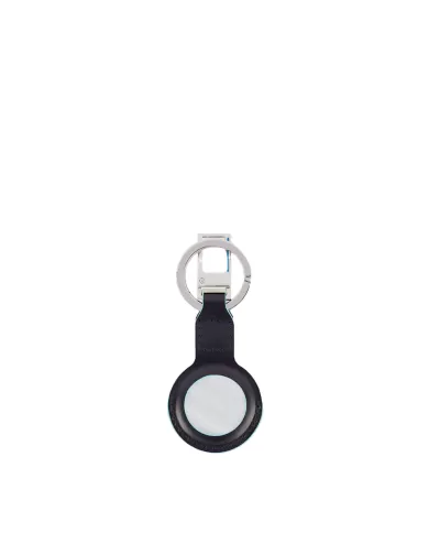 Piquadro portachiavi per airTag Blue Square Nero