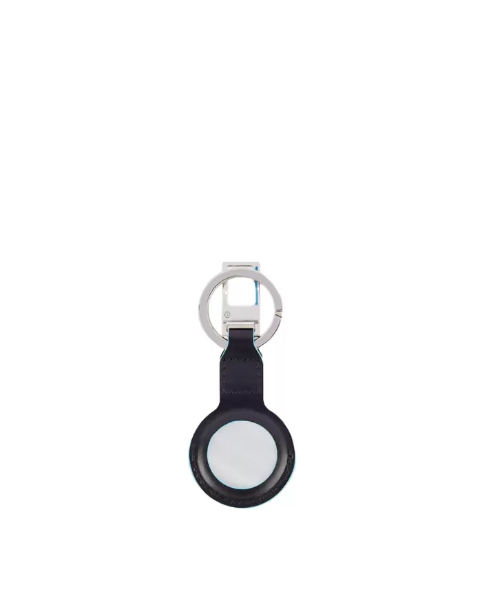 Piquadro portachiavi per airTag Blue Square Nero