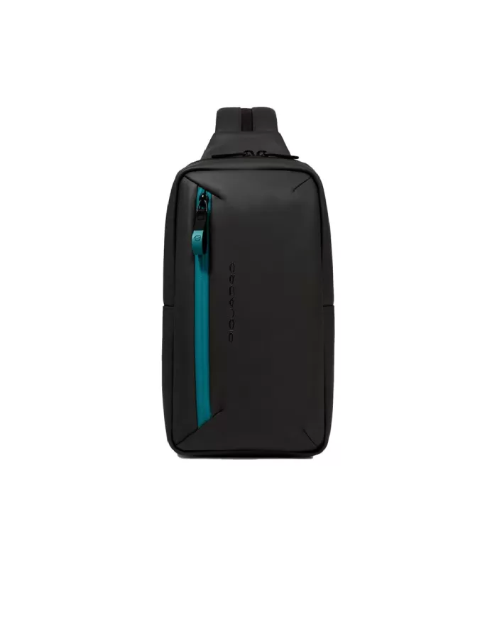 Piquadro Monospalla zaino resistente all'acqua Corner Nero