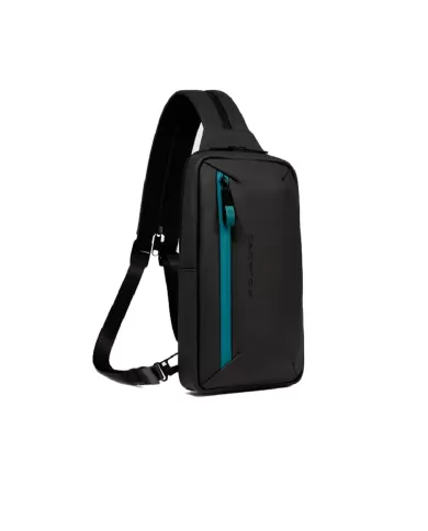 Piquadro Monospalla zaino resistente all'acqua Corner Nero
