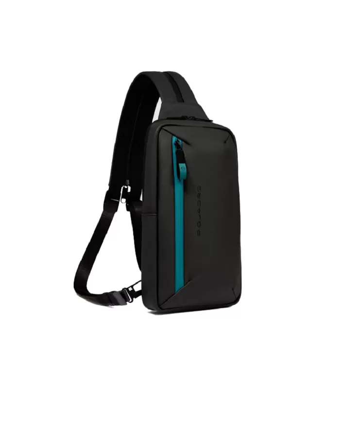 Piquadro Monospalla zaino resistente all'acqua Corner Nero