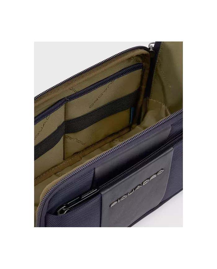 Piquadro Beauty uomo tessuto riciclato Brief 2 Nero