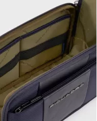 Piquadro Beauty uomo tessuto riciclato Brief 2 Nero