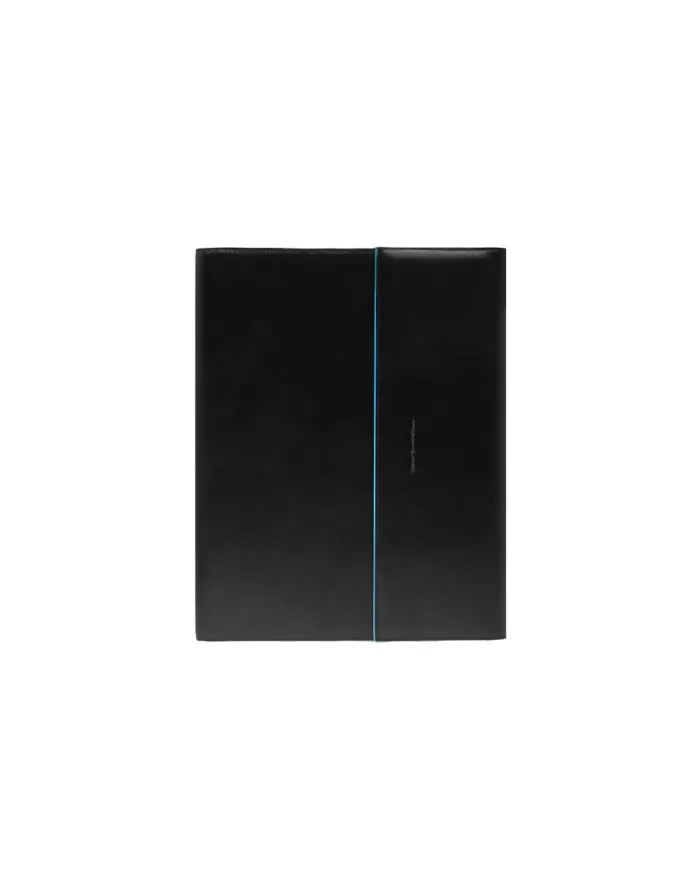 Piquadro Portablocco in pelle Blue Square Nero