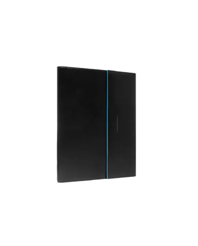 Piquadro Portablocco in pelle Blue Square Nero