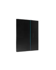 Piquadro Portablocco in pelle Blue Square Nero