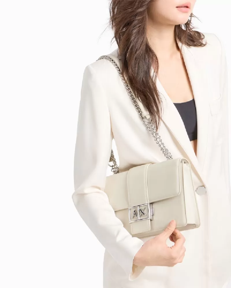 Armani Exchange Umhängetasche Elfenbein - Bild 8 von 8