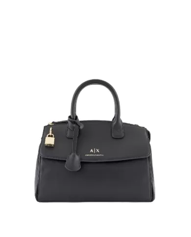 Armani Exchange Borsa a mano media Nero