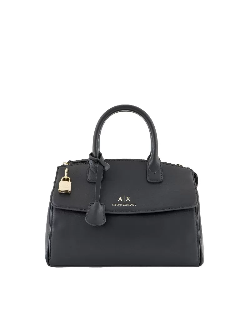 Armani Exchange Borsa a mano media Nero - Foto 2 di 8