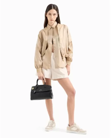 Armani Exchange Borsa a mano media Nero