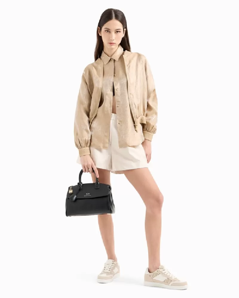 Armani Exchange Borsa a mano media Nero - Foto 7 di 8