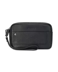 Roncato Pochette uomo in pelle Alaska Nero