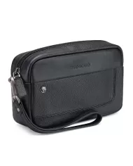 Roncato Pochette uomo in pelle Alaska Nero