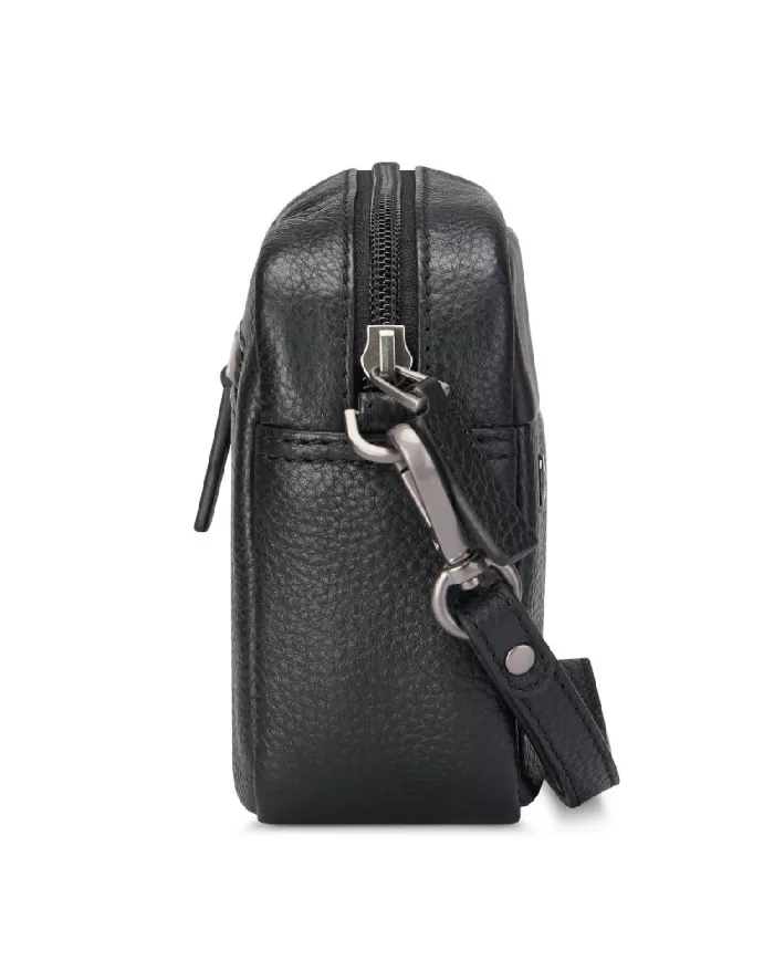Roncato Pochette uomo in pelle Alaska Nero