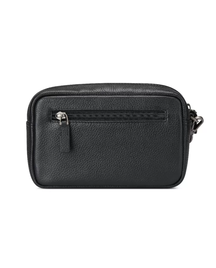 Roncato Pochette uomo in pelle Alaska Nero