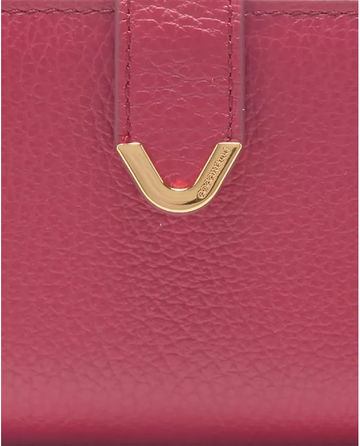 Coccinelle Portafoglio in pelle Dew Rosso