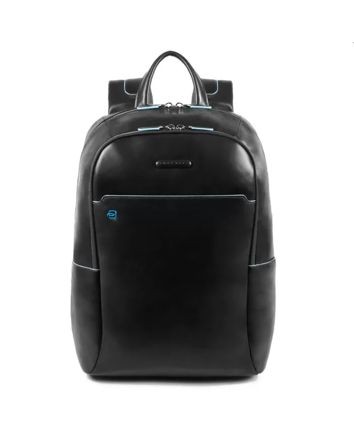 Piquadro Zaino grande porta pc 15,6 "Blue square" Nero