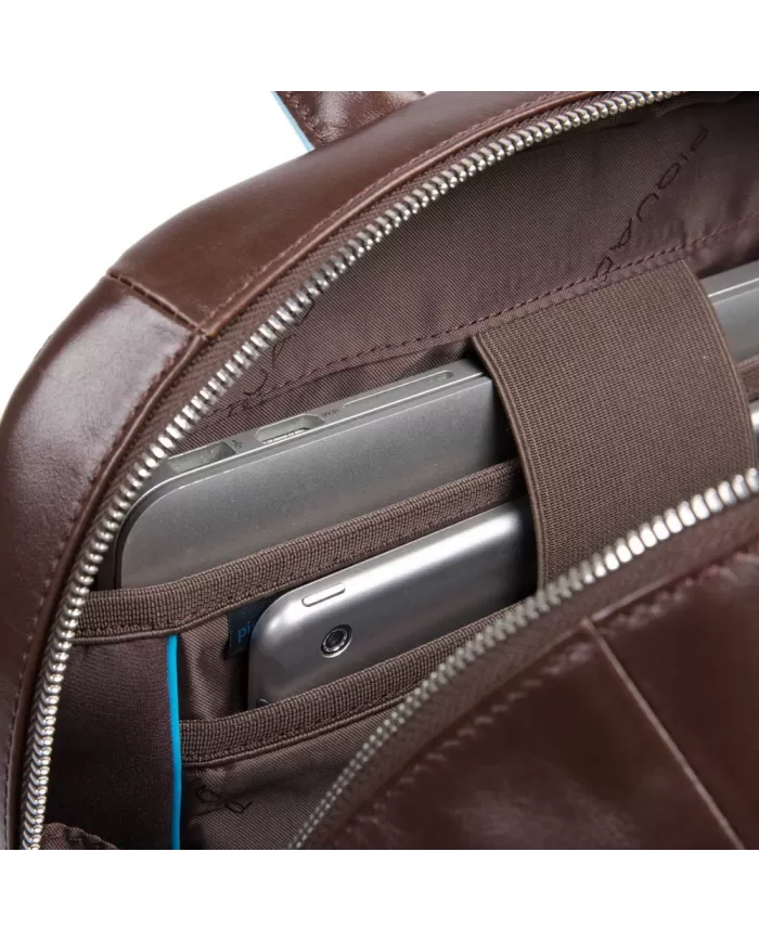 Piquadro Zaino grande porta pc 15,6 "Blue square" Nero