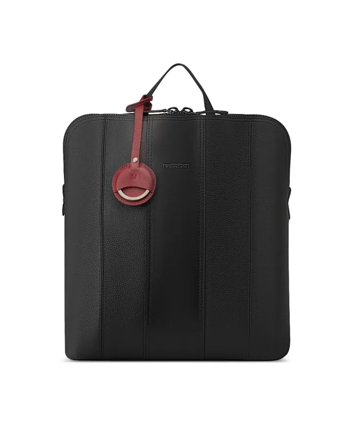 Roncato Zaino grande pelle Bristol Nero