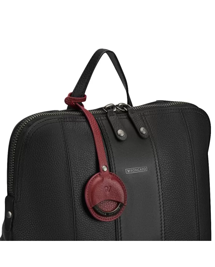 Roncato Zaino grande pelle Bristol Nero