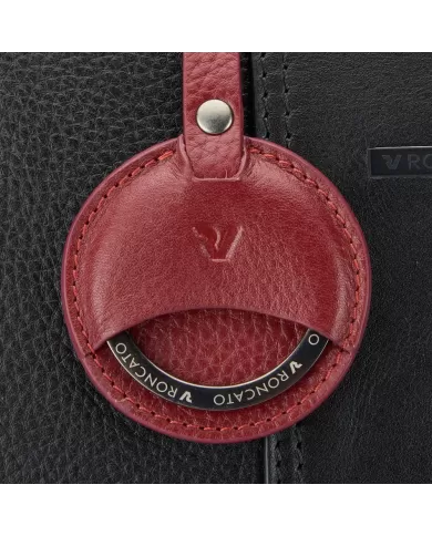 Roncato Zaino grande pelle Bristol Nero