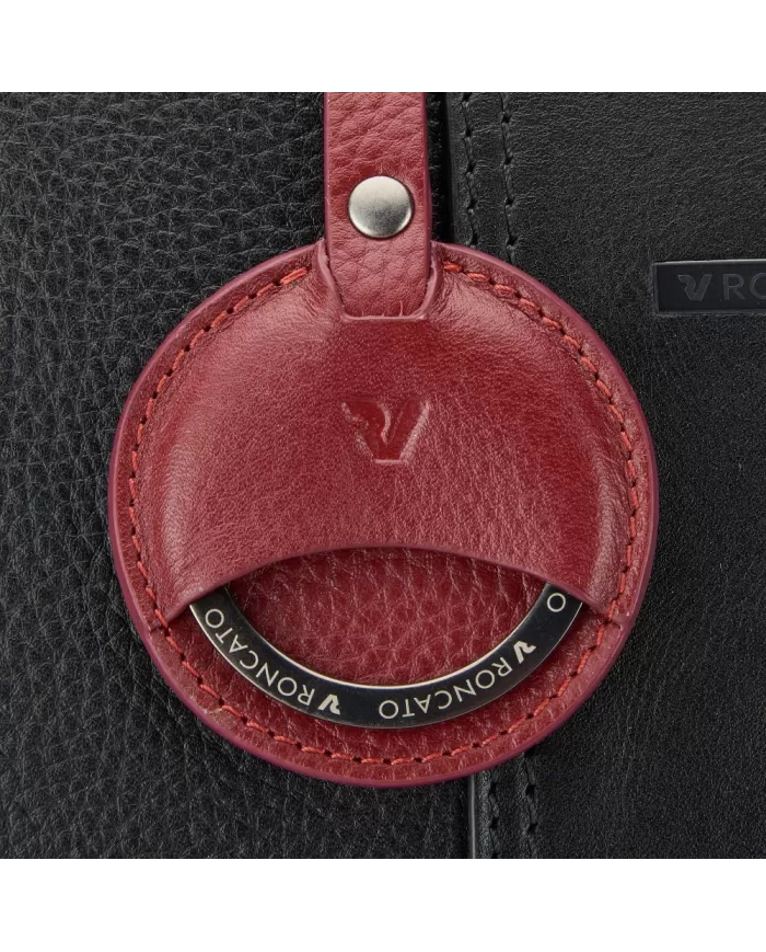 Roncato Zaino grande pelle Bristol Nero