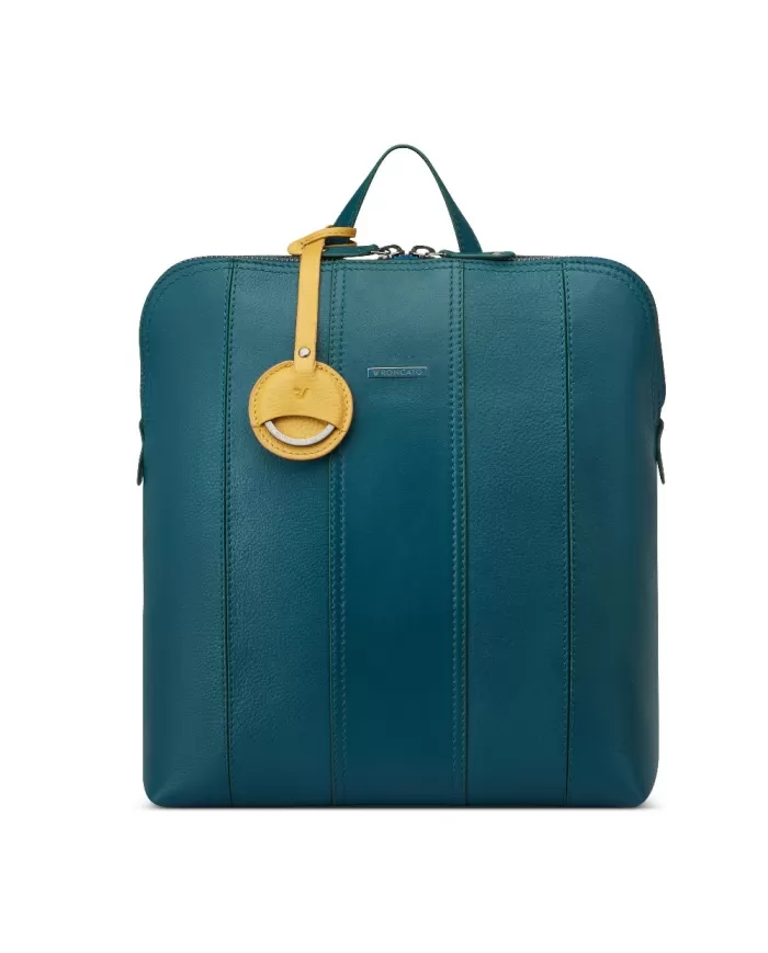 Roncato Zaino grande pelle Bristol Blu