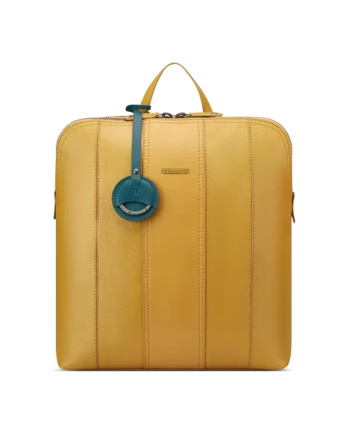 Roncato Zaino grande pelle Bristol Giallo