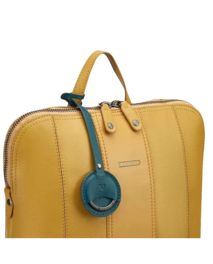 Roncato Zaino grande pelle Bristol Giallo