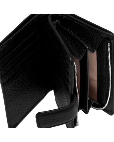 Gianni Chiarini Portafoglio in pelle martellata Nero