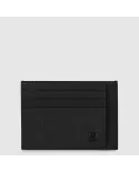 Piquadro Porta carte di credito Black Square Nero