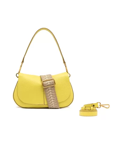 Gianni Chiarini Borsa donna in pelle Helena Round Giallo