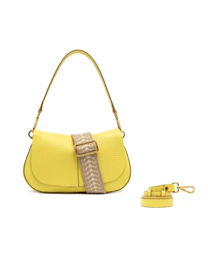Gianni Chiarini Borsa donna in pelle Helena Round Giallo