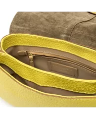 Gianni Chiarini Borsa donna in pelle Helena Round Giallo