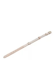 Coccinelle Collare tessuto monogram Pet capsule Beige