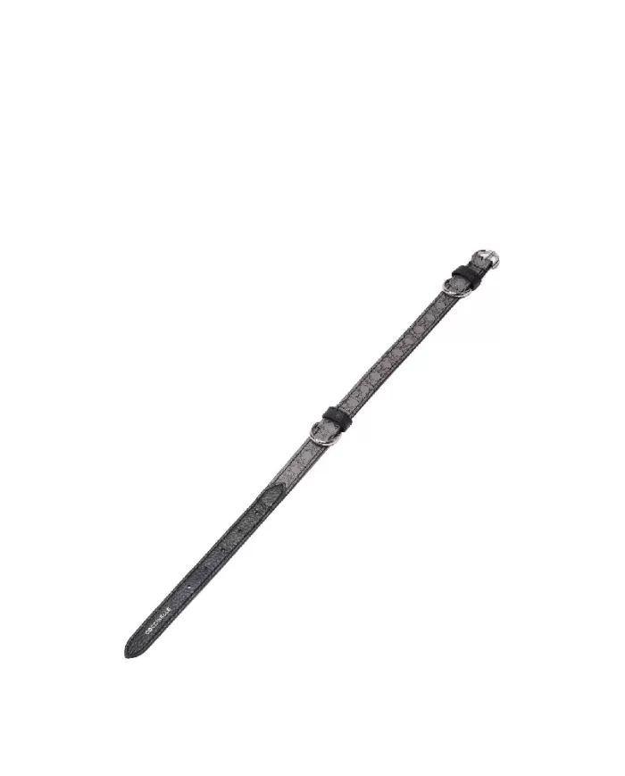 Coccinelle Collare tessuto monogram Pet capsule Grigio/Nero