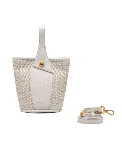 Gianni Chiarini Borsa secchiello in paglia Ester Beige
