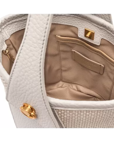 Gianni Chiarini Borsa secchiello in paglia Ester Beige