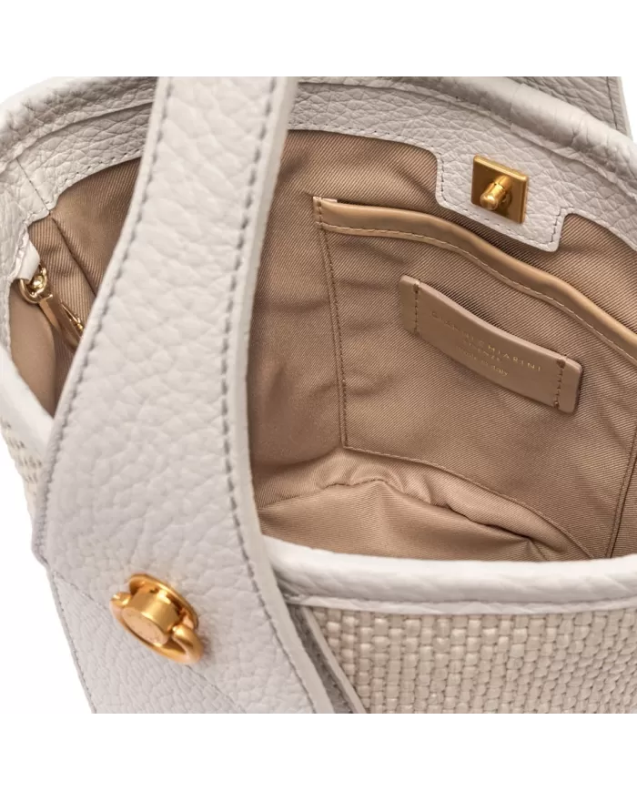 Gianni Chiarini Borsa secchiello in paglia Ester Beige
