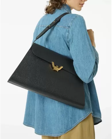 Coccinelle Borsa tracolla grande Dew Nero