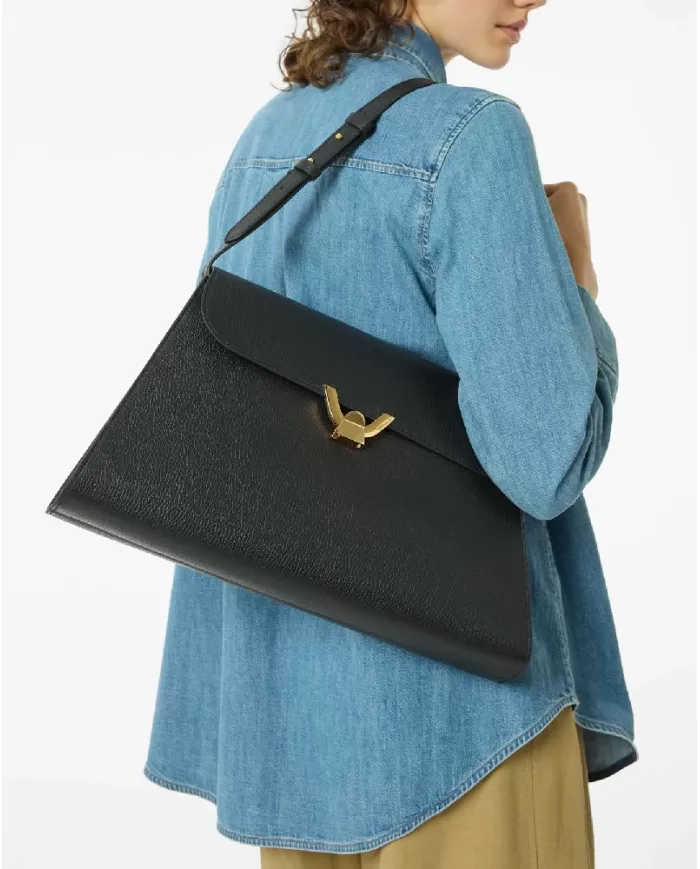 Coccinelle Borsa tracolla grande Dew Nero